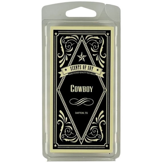 Scents Of Soy CBY-RM Cowboy Wax Melt, CBY-RM, 3 2 oz.