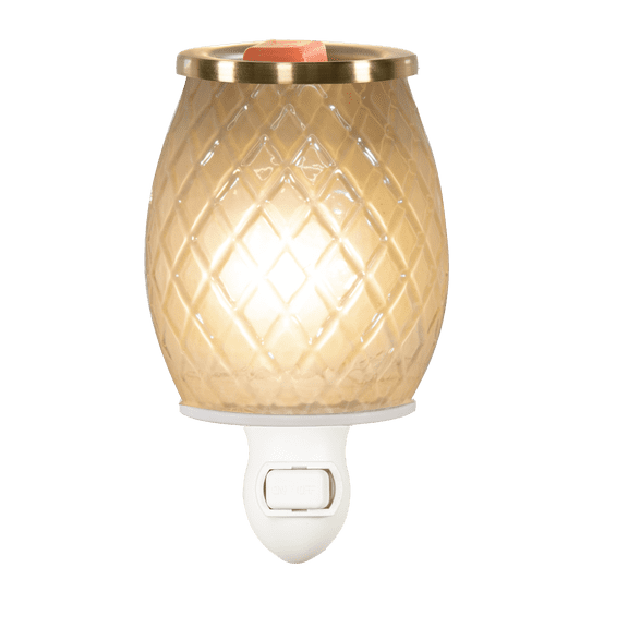 Scentsationals Accent Wax Warmer - Scented Wax Cube Melter - Electric Fragrance Plugin - Wickless Candle Air Freshener & Home Décor Gift (Crystalette)