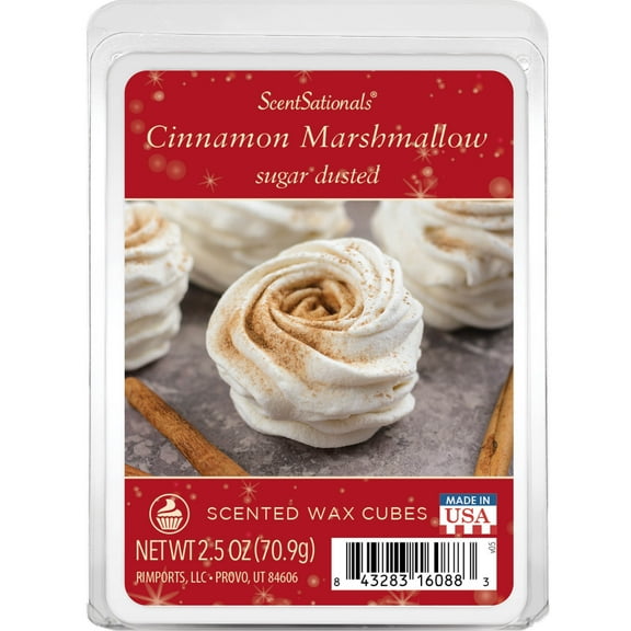 Scentsationals Cinnamon Marshmallow Scented Wax Melts, 2.5oz