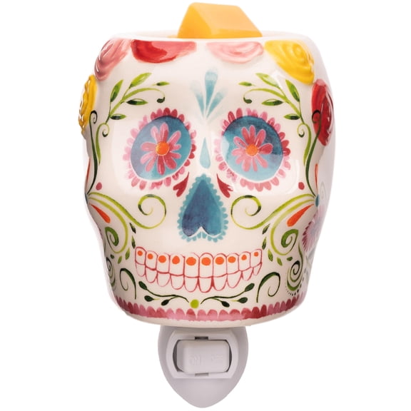 Scentsationals Day of The Dead Collection Scented Wax Cube Warmer Wax Melt Fragrance Melter - Electric Home Air Freshener Home Decor Candle Replacement Dia de los Muertos Decorations Corona De Flores