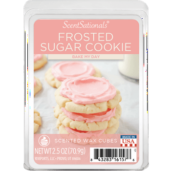 Frosted Sugar Cookie Scented Wax Melts, ScentSationals, 2.5 oz