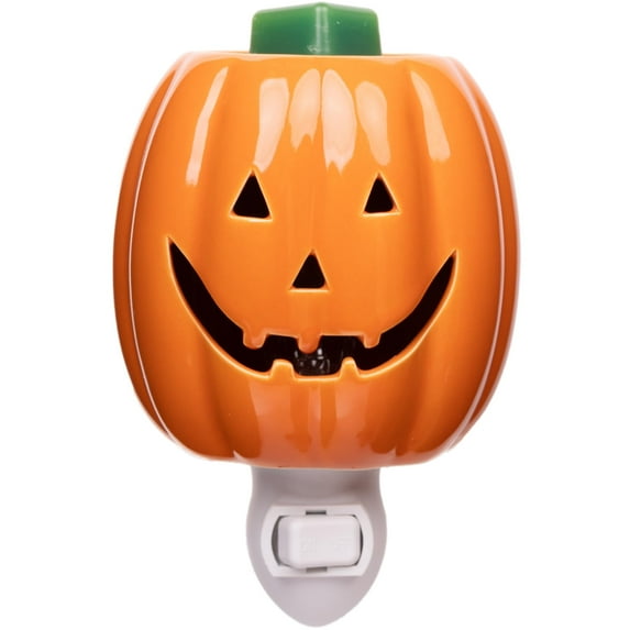 Scentsationals Halloween Collection - Scented Wax Accent Warmer - Spooky Season Wax Cube Melter & Burner - Electric Autumn Fragrance Home Air Freshener & Decoration Jack O'Lantern Pumpkin