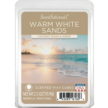 Warm White Sands Scented Wax Melts, ScentSationals, 2.5 oz