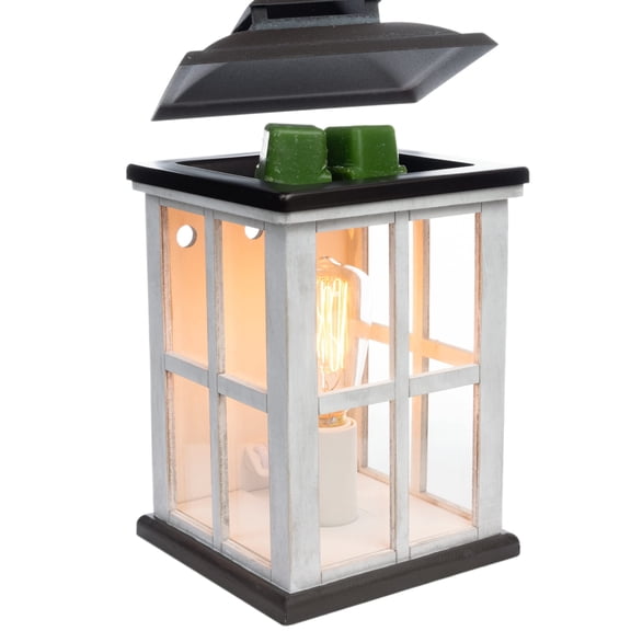 Scentsationals Wax Melt Warmer, Wax Warmer for Scented Wax Melts - Edison Lantern Collection Colleen - Candle Wax Melter for Fragrance Cubes and Tarts