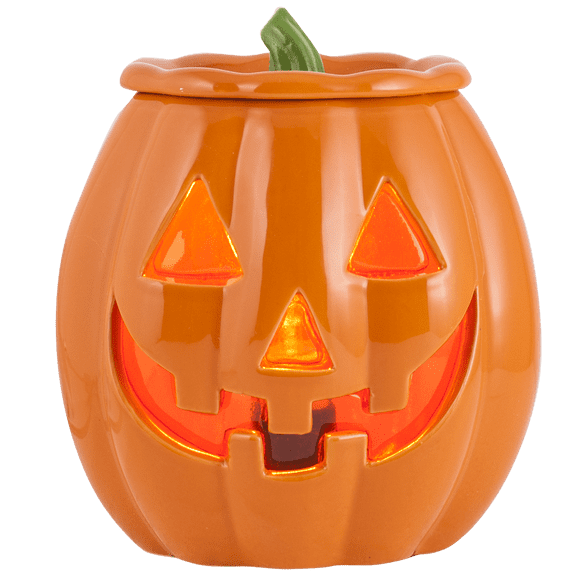 Scentsationals Wax Melt Warmer, Wax Warmer for Scented Wax Melts - Halloween Collection Jack O' Lantern - Candle Wax Melter for Fragrance Cubes and Tarts