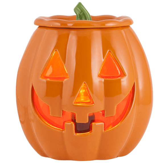 Scentsationals Wax Melt Warmer, Wax Warmer for Scented Wax Melts - Halloween Collection Jack O' Lantern - Candle Wax Melter for Fragrance Cubes and Tarts