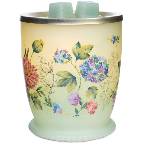 Scentsationals Wax Melt Warmer, Wax Warmer for Scented Wax Melts - Spring Collection Flora - Candle Wax Melter for Fragrance Cubes and Tarts