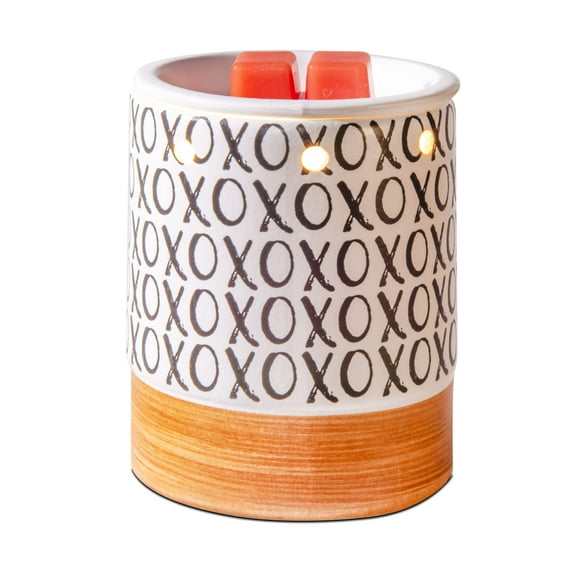 Scentsationals Wax Melt Warmer, Wax Warmer for Scented Wax Melts - XOXO - Candle Wax Melter for Fragrance Cubes and Tarts