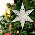 thumbnail image 1 of Scentsicles Decorative Ornament, Metal White Star, White Winter Fir with Refill, 1 of 4
