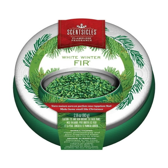 Scentsicles, Flameless Fragrance, White Winter Fir Tin