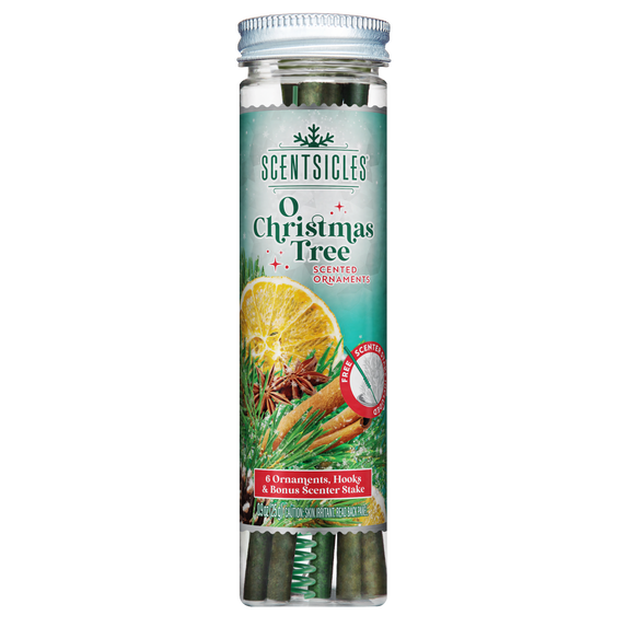 Scentsicles O Christmas Tree Scented Fragrance Sticks - 6 Count