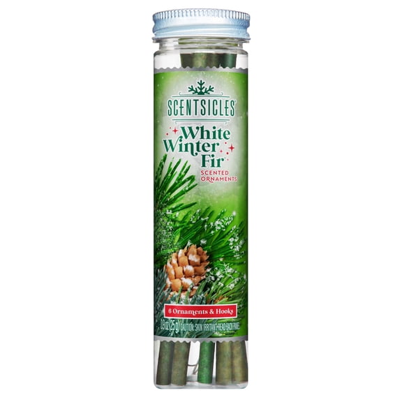 Scentsicles White Winter Fir Scented Fragrance Sticks - 6 Count