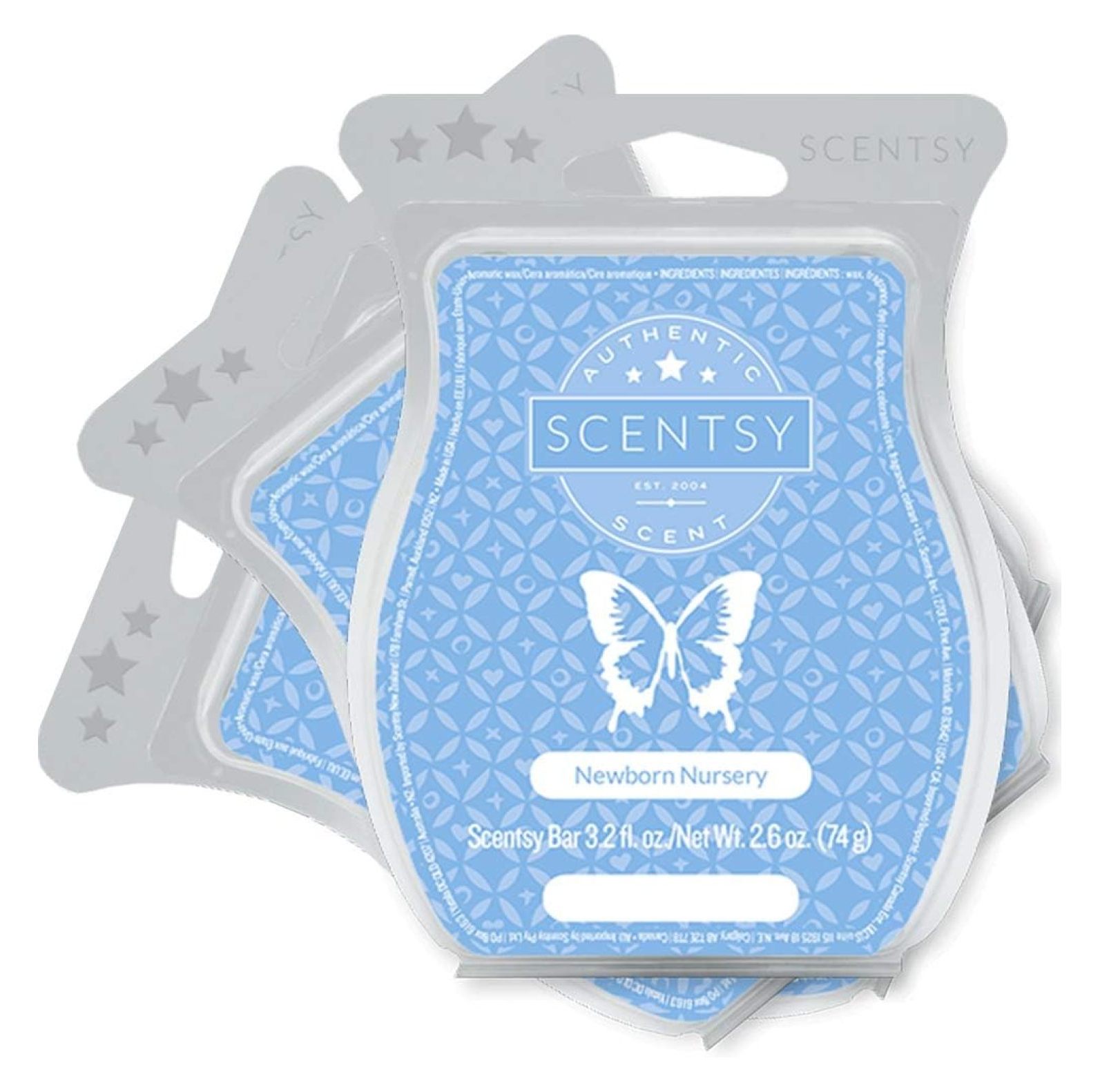 Scentsy, Newborn Nursery, Wickless Candle Tart Warmer Wax 3.2 Oz Bar, 3