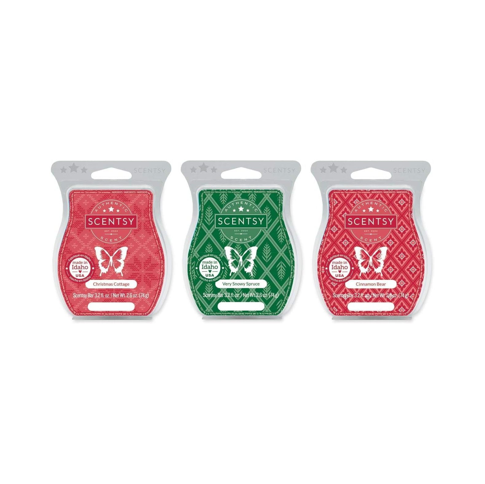  Scentsy, Very Snowy Spruce, Wickless Candle Tart Warmer Wax 3.2  Oz Bar, 3-Pack (3) : Home & Kitchen