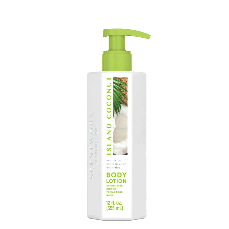 Scentworx Island Coconut 12 oz Body Lotion - Walmart.com