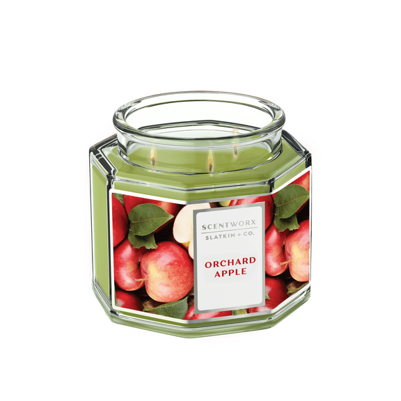 Scentworx 14.5 oz Orchard Apple 3-Wick Jar Candle by Slatkin & Co