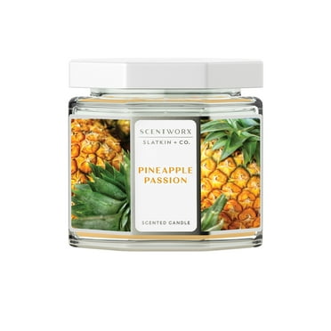 Scentworx 14.5 oz Pineapple Passion 3-Wick Jar Candle by Slatkin & Co