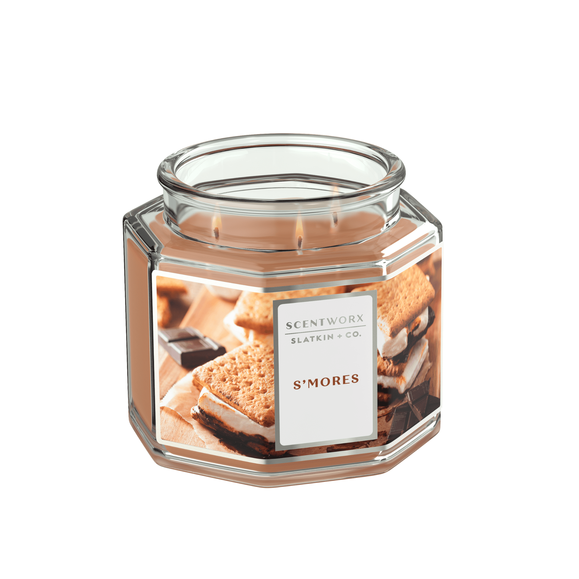 Scentworx 14.5 oz S'mores 3-Wick Jar Candle by Slatkin & Co