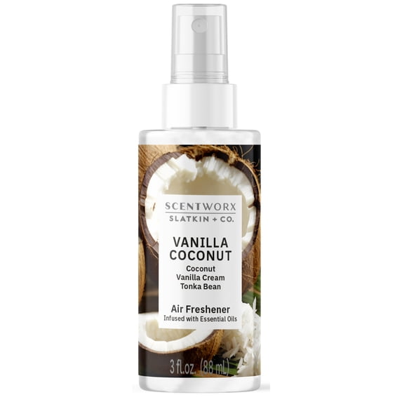 Scentworx Vanilla Coconut Auto Air Freshener 3 oz Spray by Harry Slatkin