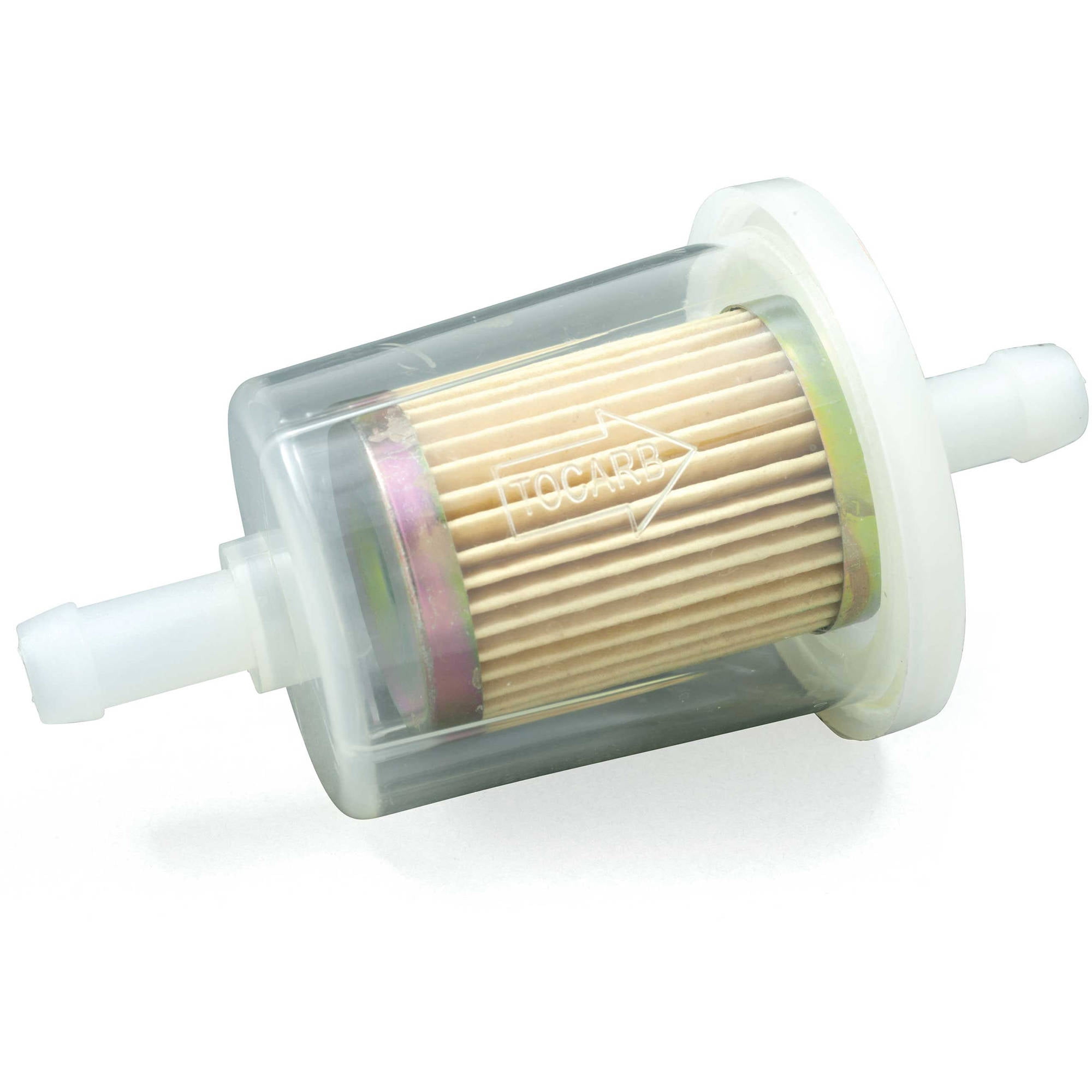 Scepter, 07480, in Line Fuel Filter. Color Clear. Assembled Product  Height'. 6.19 6.19 tall