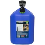 Scepter 5 Gallon Capacity SmartControl Dual Handle Kerosene Fuel Container, FSCK571, Blue Gas Can