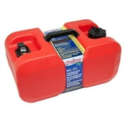 Scepter 6-Gallon Marine Fuel Tank Rectangular Under Seat Gas Container, Red