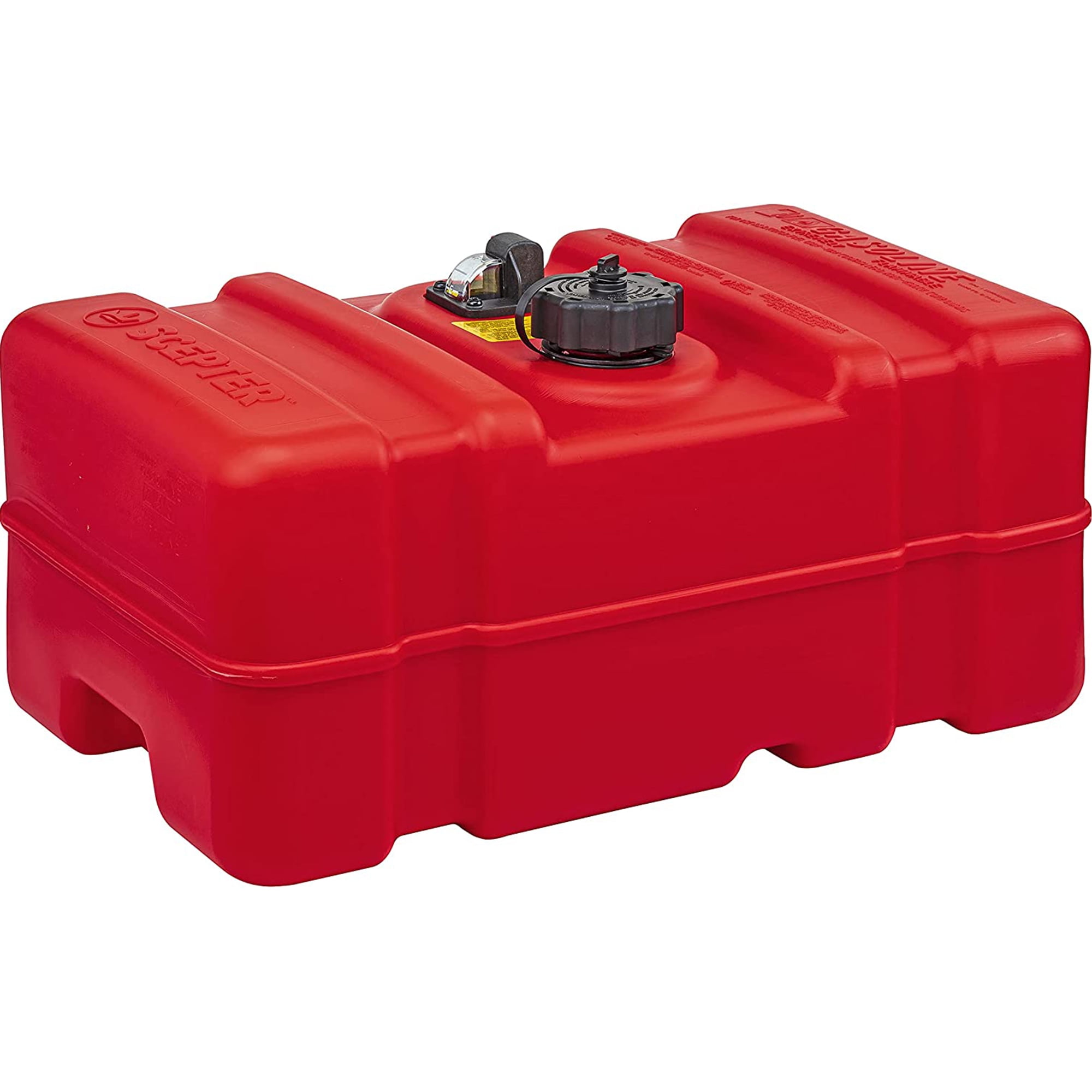 Scepter 9Gallon Marine Fuel Tank Rectangular Under Seat Gas Container, Red
