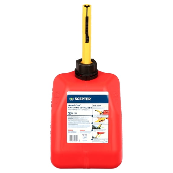 Scepter Ameri-Can 2 Gallon Gas Can, FG4G211, Red