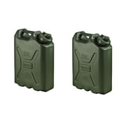 Scepter BPA Durable 5 Gallon Portable Water Storage Container, Green 2 Pack