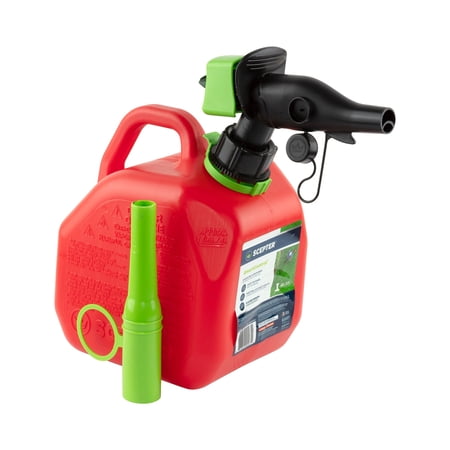 Scepter FR1G152 Smart Control Gas Can, 1 Gallon with Funnel