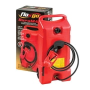 Scepter Flo N Go Duramax 14 Gallon Wheeled Gas Can Caddy with Siphon Pump