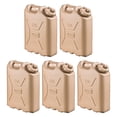 thumbnail image 1 of Scepter Lightweight BPA 5 Gallon 20 Liter Portable Water Storage Container, Sand (5 Pack), 1 of 11
