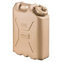 Scepter Lightweight BPA 5 Gallon 20 Liter Water Storage Container, Sand