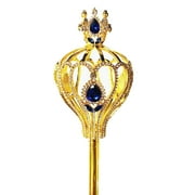 Scepter Rhinestones Empire Wedding Handheld Prop Decoration Party Crafts Party Activity Entertainment Costume Props Costume Accessory Party Favor Sets Princess Party Jewelry Women's Fashion  Blue