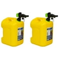 thumbnail image 1 of Scepter SmartControl RearHandle Diesel Gas Jug, 5 Gallon, 2 Pack, Yellow, 1 of 12