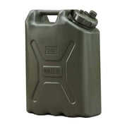 Water Container, 5 gal Capacity, 18 51/64 in H, 13 45/64 in L, 6 51/64 in W, Green 06664
