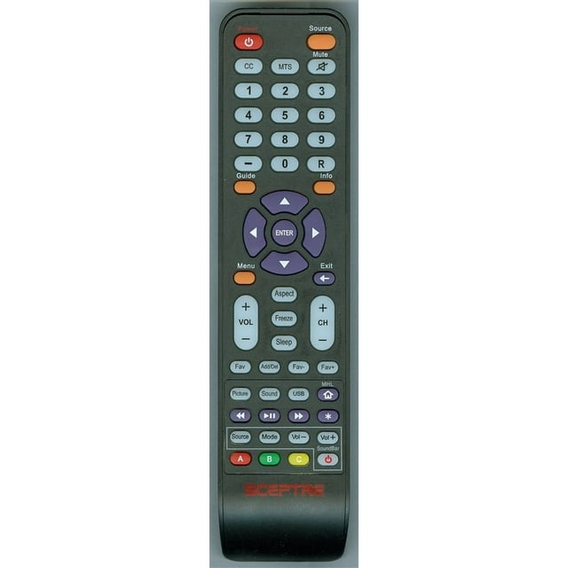 Sceptre 142021270009C TV Remote Control for E325BVFMD, E485BVFMQR