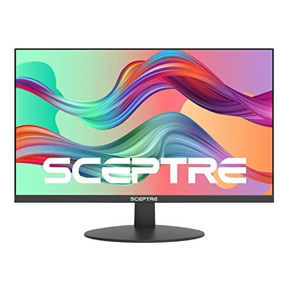 Sceptre 27 in 1080p LED tiltable computer monitor, Machine Black, E278W-FPT with built-in speakers