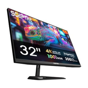 Sceptre 32" 4K UHD IPS LCD Computer Monitor, Black