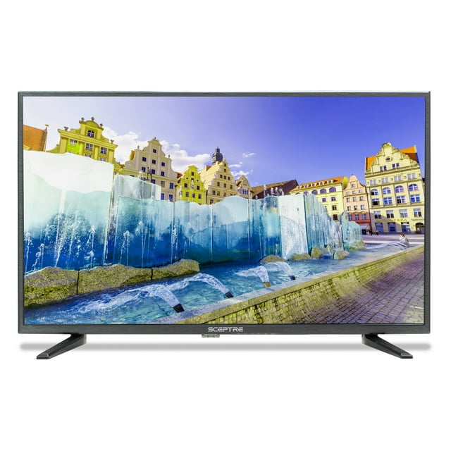 Sceptre 32" Class FHD (1080P) LED TV (E325BD-F) with Built-in DVD Player
