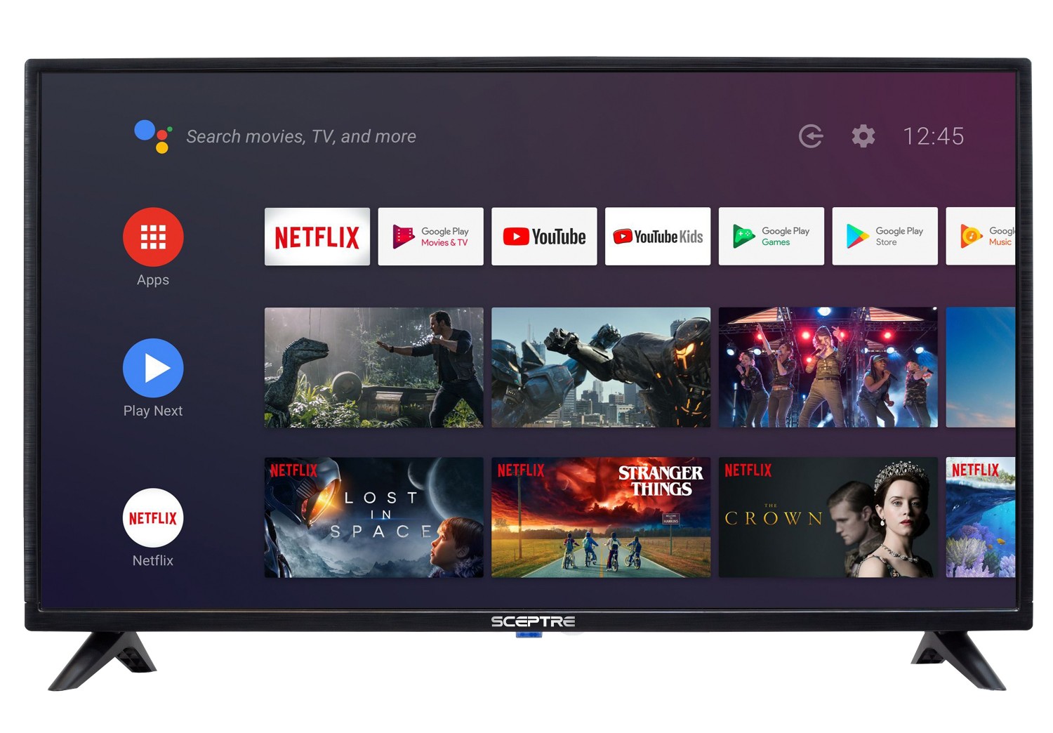 Sceptre 32" Class HD (720p) Android Smart LED TV with Google Assistant (A328BV-SR) - image 1 of 5