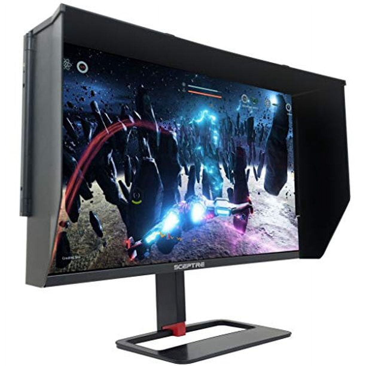 Sceptre 32 inch QHD IPS LED Monitor HDR400 2560x1440 HDMI DisplayPort up to  144Hz 1ms Height Adjustable, Build-in Speakers Gunmetal Black 2021