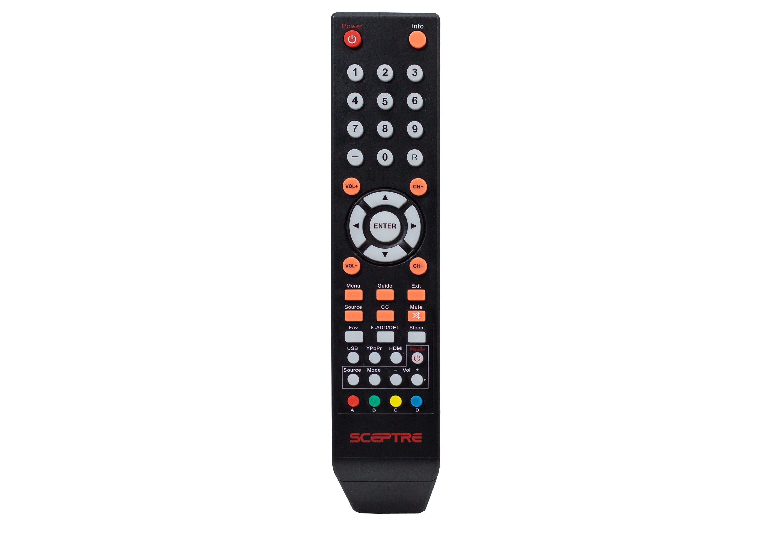 sceptre tv remote