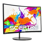 Sceptre  C248W-1920RN 24" 1080P LED Curved Computer Monitor, Black