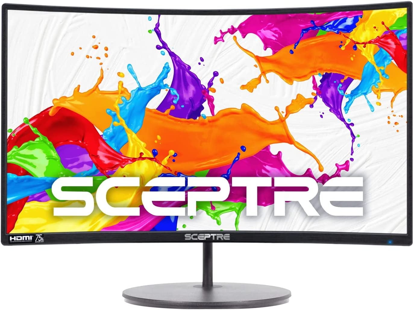 Sceptre C249W-1920RN 24" 1080p LED Curved Computer Monitor, Black