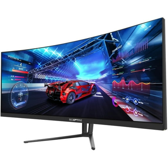 Sceptre C355W-3440UN 35" Class UW-QHD Curved Screen Gaming LCD Monitor, 21:9, Black