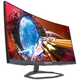 thumbnail image 1 of Sceptre Curved 24.5-inch Gaming Monitor up to 240Hz 1080p R1500 1ms DisplayPort x2 HDMI x2 Blue Light Shift Build-in Speakers, Machine Black 2023 (C255B-FWT240), 1 of 7