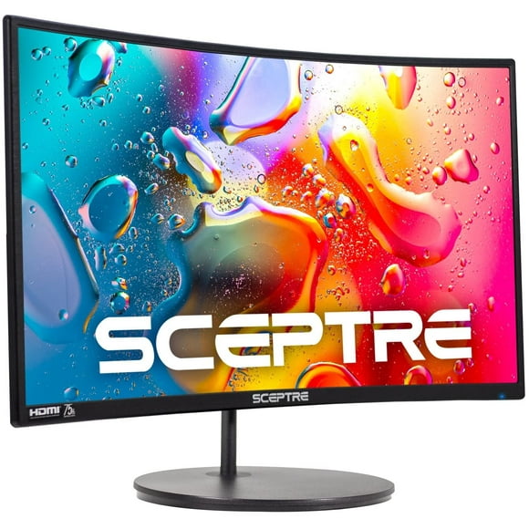 Sceptre Curved 24-inch Gaming Monitor 1080p R1500 98% sRGB HDMI x2 VGA Build-in Speakers, VESA Wall Mount Machine Black (C248W-1920RN Series)