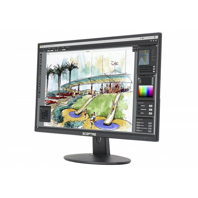 Sceptre E248w-19203r Response Time "Sceptre E248W-19203R 24"" 1080p LED Monitor, HDMI VGA, Built-in