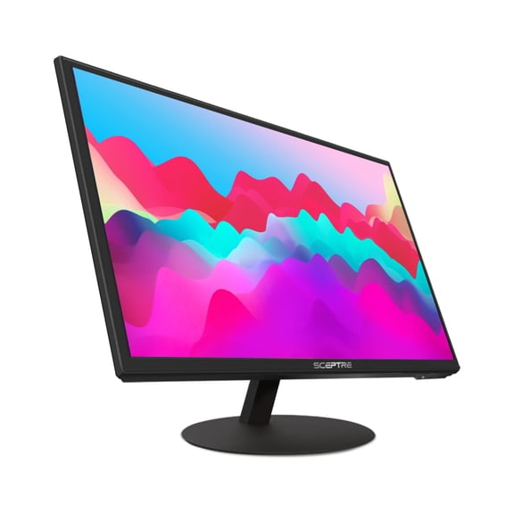 Sceptre E275W-1920 27" FHD 1080p 75Hz Monitor HDMI VGA Build-In Speakers, Metal Black
